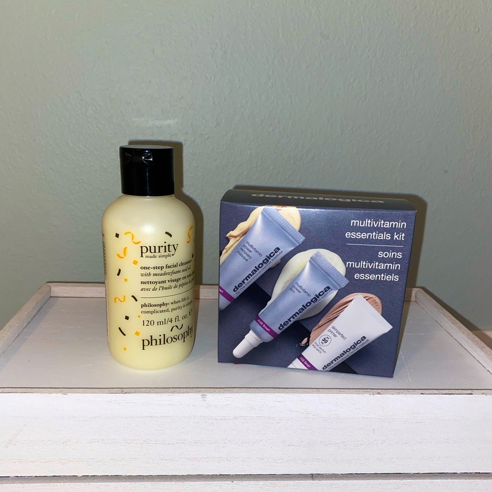 Philosophy and Dermalogica Skincare